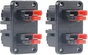 MOONDKIST 2Pcs Fixed Mounting Bracket Panel Outdoor Power Plug for Anderson Plug 45A 600V