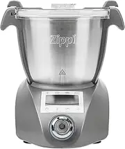 [Zippi] Multi Cooker, Compact All-In-One Blender, Cooker, Steamer and Food Processor, Includes Recipe Guide and Dishwasher-Safe Attachments
