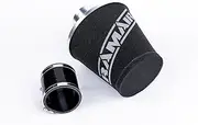 Ramair Small Foam Filter Aluminium Base 70mm OD Silver with Silicone Coupler