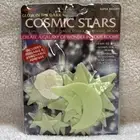 Vintage Glow in the Dark Cosmic Stars 23 Plastic Stars & Crescent Moon 1994