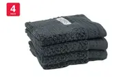 Onkaparinga Set of 4 550GSM Avalon Face Washers (Midnight)