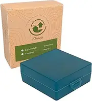 Elimeta Soap Container, Square Bar Soap Holder Fit Dr Squatch Soap, Travel Soap Case (Matt Blue)