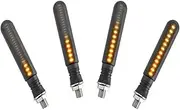 Turn Signal Indicator Universal LED Motorcycle Turn Signal Indicator DRL Flasher Light Blinker Turn Signal Lamp Stop Signal Brake Lighting (Size : Mix 4 pcs)