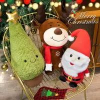 在飛比找樂天市場購物網優惠-聖誕老人活動禮品毛絨玩具聖誕老人公仔麋鹿玩偶聖誕節禮物 全館