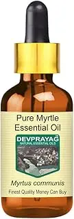 Devprayag Pure Myrtle Essential Oil (Myrtus communis) with Glass Dropper Natural Therapeutic Grade Steam Distilled 10ml (0.33 oz)