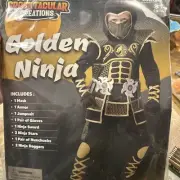 Golden Ninja Child Costume 3T