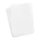 12 Pcs Iron on Patches 4"x3" Patches for Clothes, Jeans, Bags White