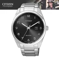 在飛比找momo購物網優惠-【CITIZEN 日系星辰】送禮首選_光動能_日期顯示_水晶