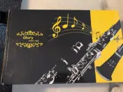 Glory GLY-CLARB Professional Ebonite Bb Clarinet with 10 Reeds, Stand, Case, Etc