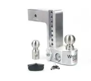 Weigh Safe 3" Aluminum Class V 8" Drop Hitch Receiver, 21K; WS8-3