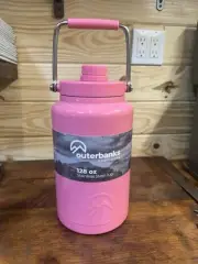 Stainless Steel Jug 128oz Outer Banks Provisions NEW