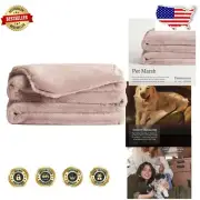 Reversible Faux Fur Pet Throw – Sandproof & Water-Resistant for All Life Stages