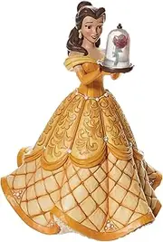 [Enesco] Disney Traditions by Jim Shore Beauty and The Beast Belle Deluxe Enchanted Princess Series Figurine, 15 Inch, Multicolor