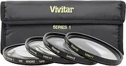 Vivitar Close-up 52mm +1/+2/+4/+10 Lens Set VIV-CL-52 | Filters for Digital and DSLR Cameras, Macro Lens Kit for Canon, Vivitar, and More (4 Piece Set), Black