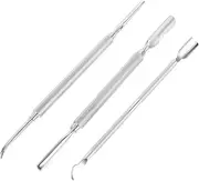 Generic Multifunctional Nail Care Kit Stainless Steel Cuticle Pusher Nail Art Tools and Nail Polish Remover for Easy Manicure