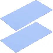 uxcell 2 Pack Thermal Pad 3.6W/m.K Insulated Heat Resistant High Temperature Resistant Silicone Cooling Pads 150x82x1.5mm for Laptop Computer Radiator, Blue