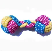 Dog Teething and Cat Chew Toys - Braided Rabbit Rope Toys, Safe for Puppies and