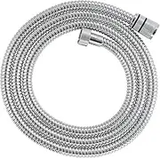 GROHE VitalioFlex Metal Long-Life TwistStop - Shower Hose 1.75 m (Tensile Strength 50 kg, Pressure Resistance Up to 16 Bar, Heat Resistance 75°C, Universal Connection G 1/2" x 1/2"), Chrome, 22100000