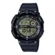 CASIO WATCH 卡西歐黑金配色登山兩地時間世界地圖溫度指北針運動腕錶 型號：SGW-600H-9A【神梭鐘錶】