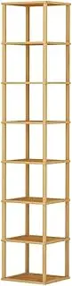 [Artiss] Shoe Rack, 8-Tier Wooden Shoes Organiser Storage Stackable Organizer Display Shelf Open Shelves, Hold up to 8 Pairs of Shoes, Home Bedroom Living Room Hallway Entryway Furniture Bamboo
