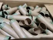 100 Coin-Tainer Paper Dime Wrappers. Pre-Crimped End Shotgun Rolls. Holds $5 ea