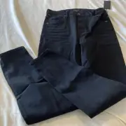 citizens of humanity Revolve jeans plush black size 28 Chrissy high rise skinny