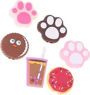 6Pcs Cartoon Data Cable Protective Covers Cable Protectors for Mobile Phones Laptops Computers Prevent Fraying Damage Adorable Designs for Easy Organization