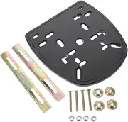 HORIALENCE 1 Set Motorcycle Rear Case Mount Sturdy Base Plate with Enhanced Support Antimovement Strips and Fixed Plate Screws for Daily Use and Secure Attachment of Rear Luggage Box
