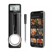 Bluetooth Wireless Meat Thermometer Temp Gauge BBQ Grill Rechageable IP67 Food