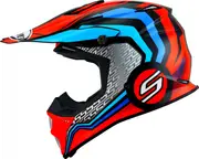 Suomy MX Speed Pro Forward, motocross helmet Mips , color: Red/Black/Dark Blue/Light Blue , size: M
