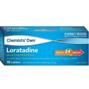 Chemists' Own Loratadine Tab X 10 (Generic for CLARATYNE)