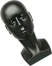 Vaguelly 1pc Mannequin Head Stand for Displaying Wigs Hats Scarves Masks Multi Purpose Practice Head Model Holder for Salon Store Home Use and Travel