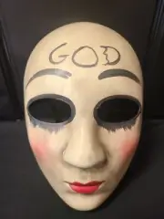 The Purge Anarchy GOD Style Mask Costume Horror HARD PLASTIC NEW