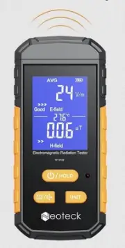 NTK231 3-in-1 EMF Meter Portable Electromagnetic Radiation Detector