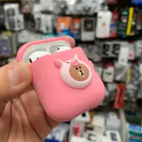 在飛比找蝦皮購物優惠-正版授權 apple airpods 保護套 熊大 莎莉 兔