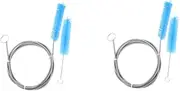 SHERCHPRY 2sets 2pcs Flexible Hose Cleaning Brush Home Accessories for Dryer Vent Fish Tank Filter Tube Stylish for Efficient Cleaning Tasks 2pcs*2