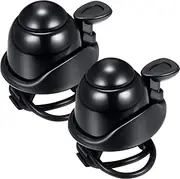 Mudder 2 Pieces Adjustable Bike Ring Bell - Aluminum Bicycle Cycling Bell With Loud Sound - Mini Horn for Adults Kids Road Mountain Sports Bikes