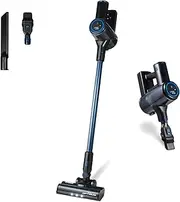Tower T513012AT VL100 Optimum Cordless 3-in-1 Pole Vacuum Cleaner with HEPA 12 Filter, 1L Dust Tank, 11Kpa, 29.6V, Dark Blue & Black