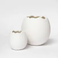 在飛比找蝦皮商城優惠-Egg planter 環保陶瓷 蛋盆器 (蛋造型/陶瓷可上