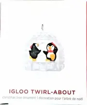 2021 HALLMARK IGLOO TWIRL - ABOUT MINIATURE KEEPSAKE ORNAMENT - NMIB