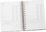 Gym Journal Workout Planner A5 Spiral Notebook Fitness Journal Workout Log Book