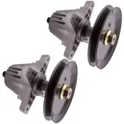 2 Spindle Assembly W/Pulley For Troy Bilt For MTD T1000 918-06991 618-06991