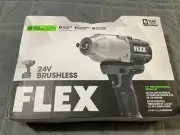 NEW Genuine FLEX 1/2 Impact Wrench Brushless FX1471-1C Black/Silver High Torque