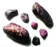 100cts river worn Ruby Sapphire specimen rough India # 24