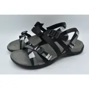 Merrell Womens Size 9 District 3 Black Backstrap Sandals Shoes