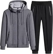 [USDBE] Tracksuit Men Sportswear Sets Spring Autumn Clothing Hooded Suit Male 2 Pieces Sweatshirt + Sweatpants Big Size 7XL 8XL