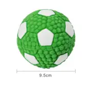 Dog Puppy Teething Ball Toy Latex Solid Fetch Squeaky Pet Chew Training