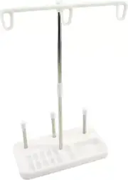 Light Weight Thread Stand - 3 Spools Holder for Domestic (Home-Base) Embroidery