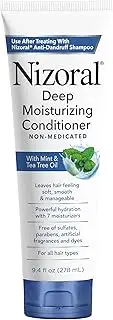 [Nizoral] Deep Moisturizing Conditioner with Mint & Tea Tree Oil for All Hair Types - Free of Sulfates, Parabens, Artificial Fragrances and Dyes, 9.4 oz