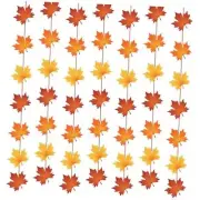Fall Maple Leaf Garland Artificial Autumn Plants Farmhouse Vine Maple Leaves